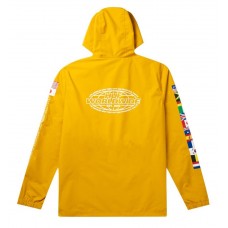 Chaqueta HUF World Tour Anorak Amarilla